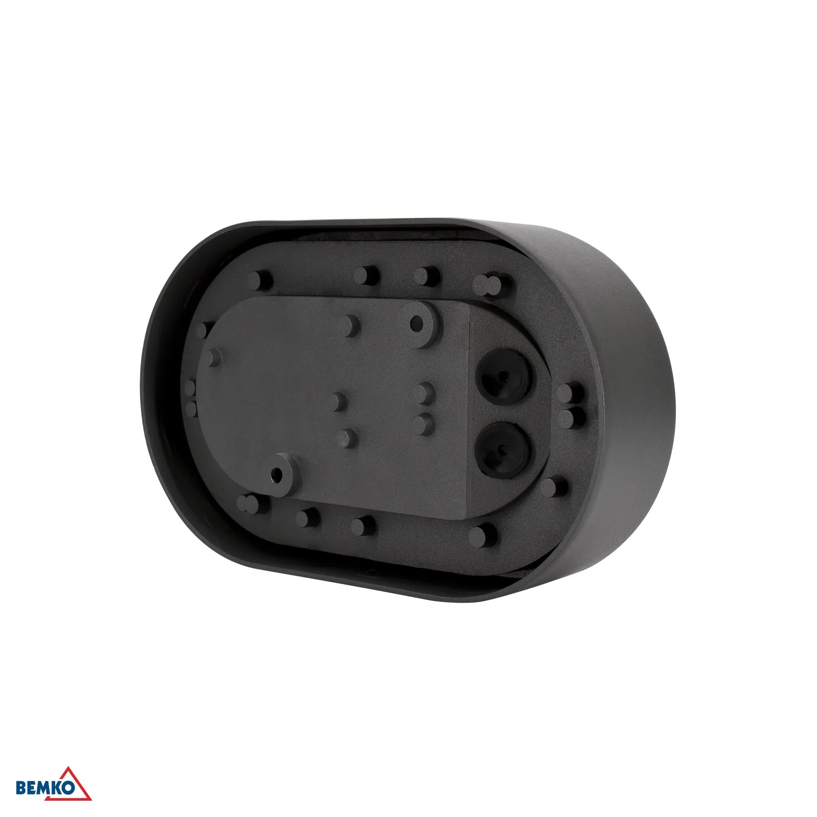 Bemko LED vonkajšie nástenné svietidlo VALIT, okrúhle, 10 W, 4000 K, 850 lm, IP65, grafitové BM-C25-EL2-O-010GR-4K