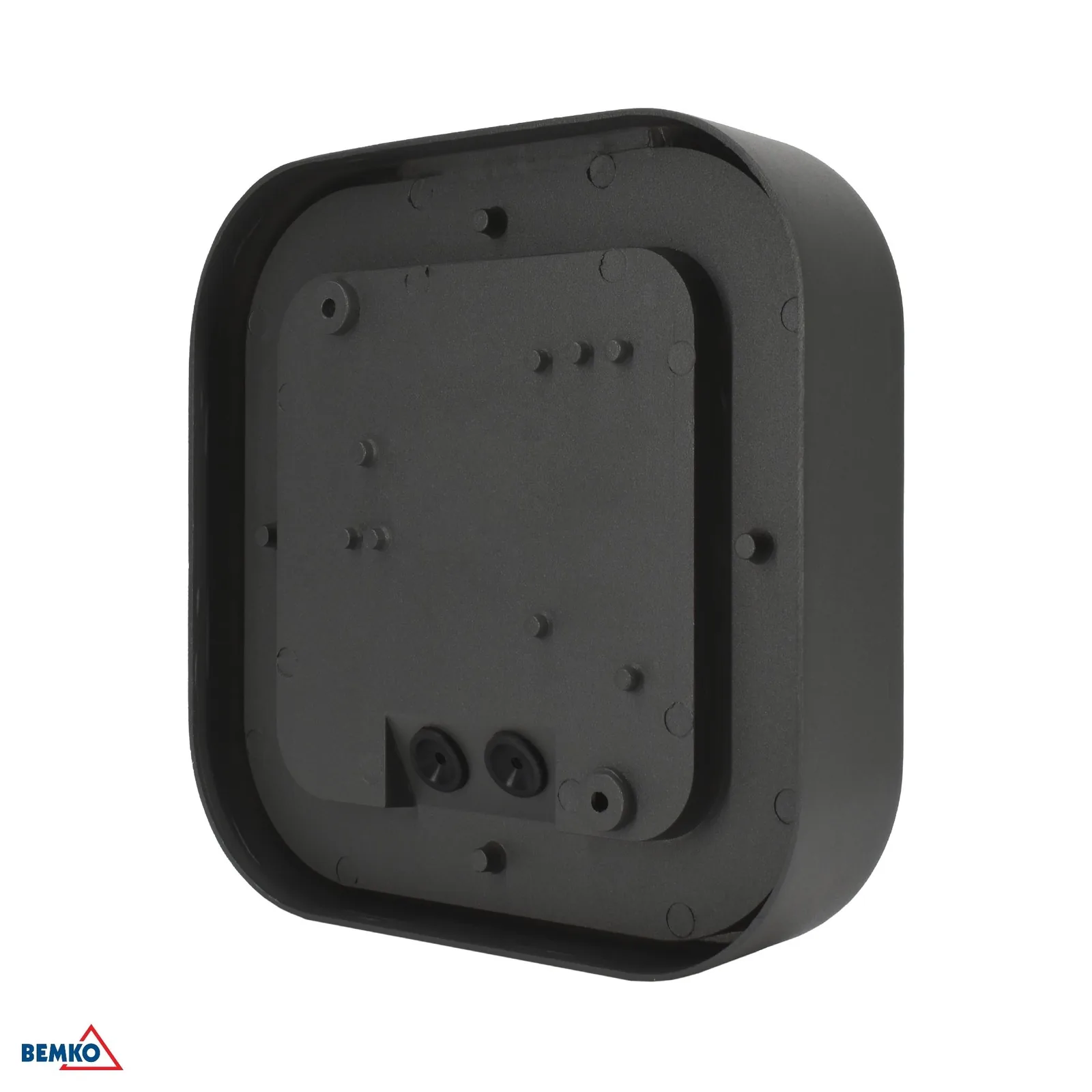 Bemko LED vonkajšie dekoratívne nástenné svietidlo 10W 3000K 800 lm IP65 grafitové 200×200×46 mm BM-C25-EL2-S-010GR-3K