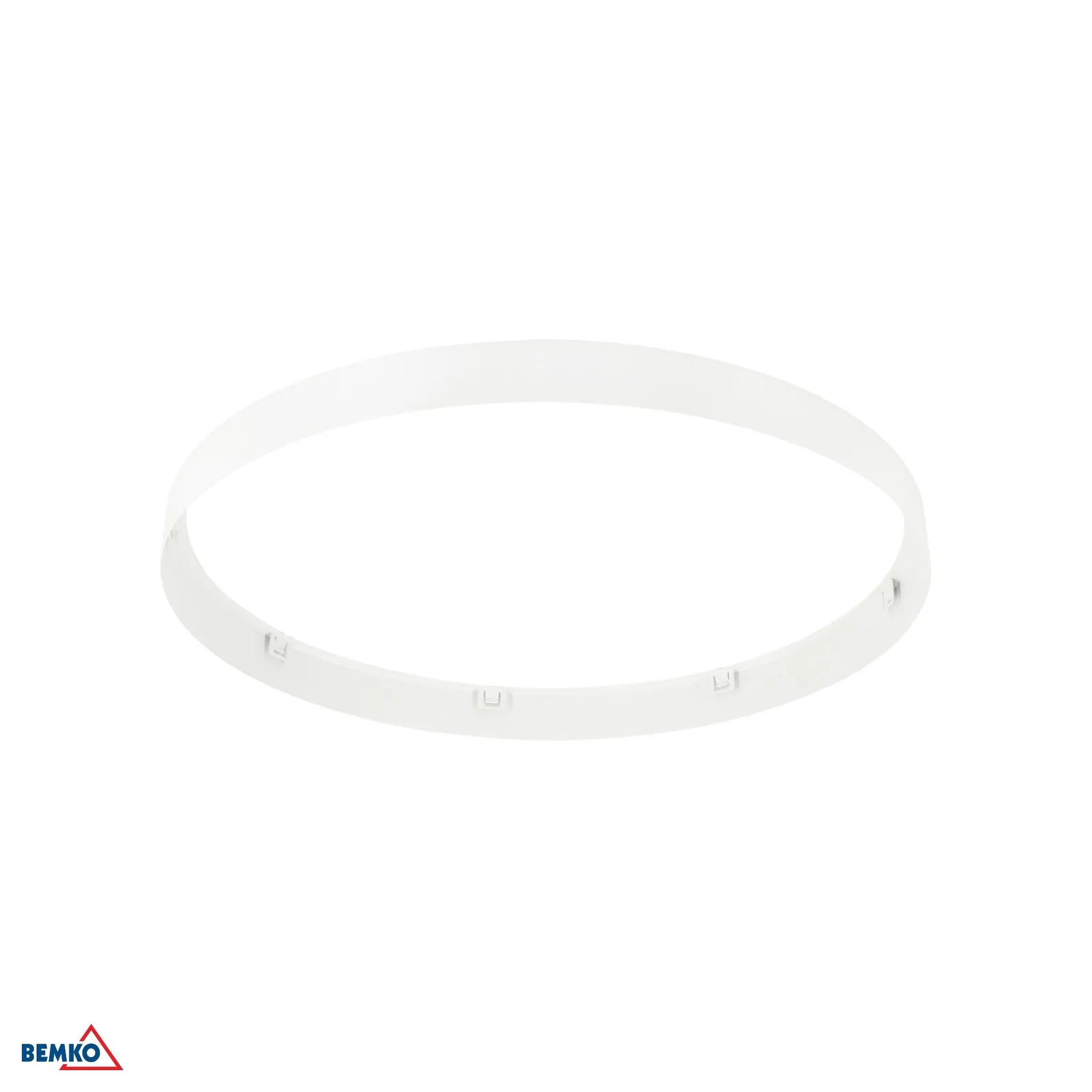 Luxmena svetelný rám 460 × 460 mm, biely, oceľový BM-C35-PLC-460-LWH