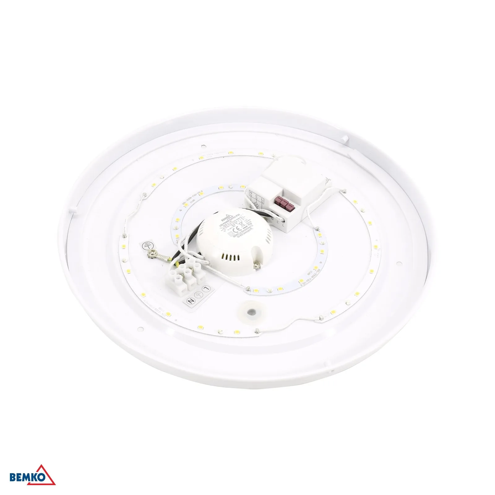 Bemko LED stropné svietidlo 18W 4000K 1620 lm IP44 s pohybovým senzorom BM-C37-PLA-285-180-4K-MS