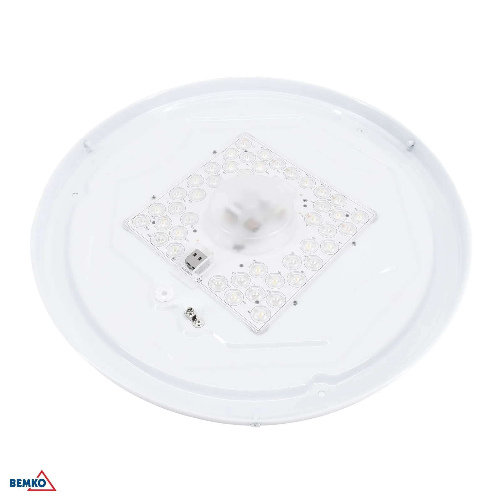 Stropné prisadené LED svietidlo 24W 4000K 2400 lm IP20 biele BM-C37-PLF-320-240-4K