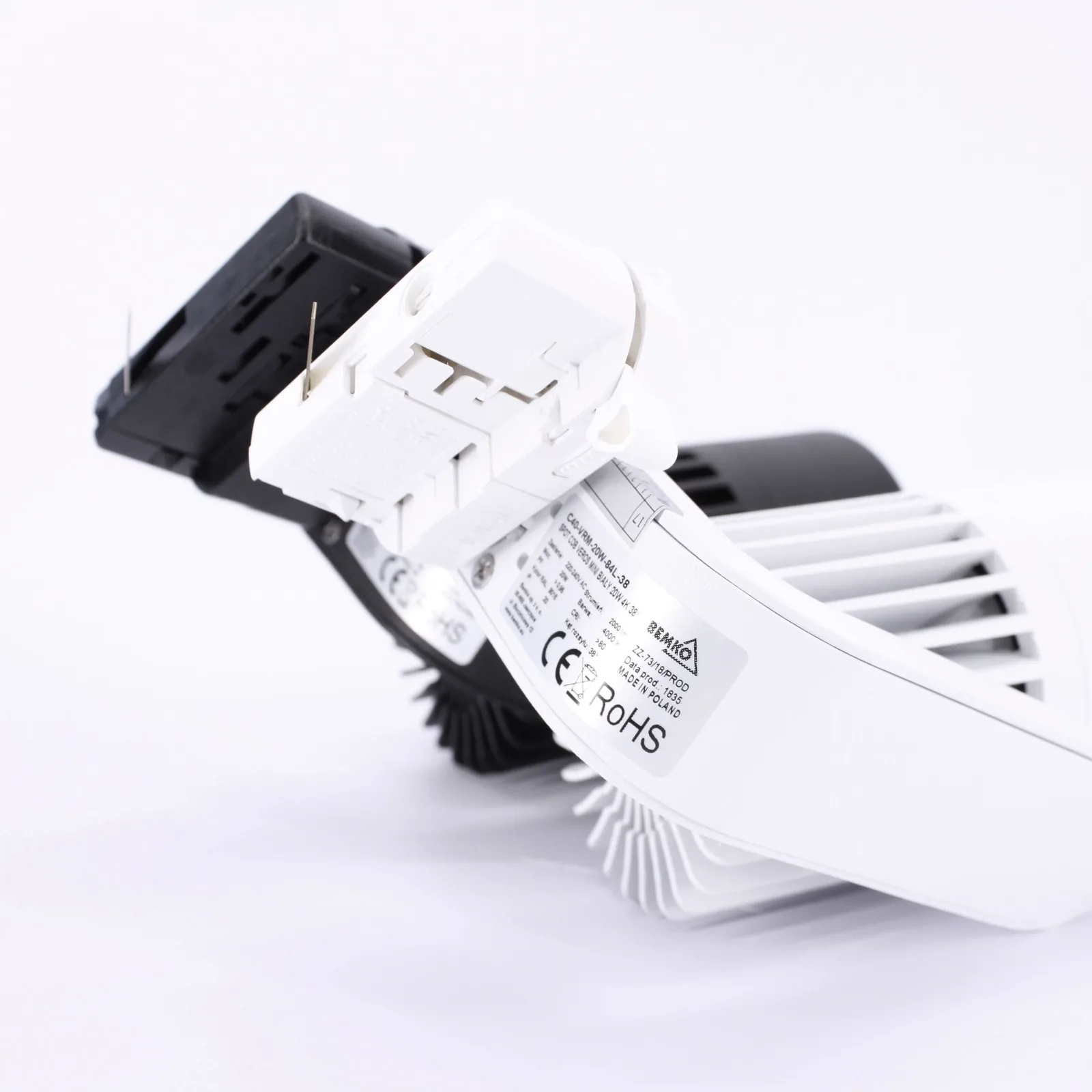 Luxmena LED spot svetlo Veros Mini Black 20W 3000K 2000 lm 40° BM-C40-VRM-20B-83L-40-T