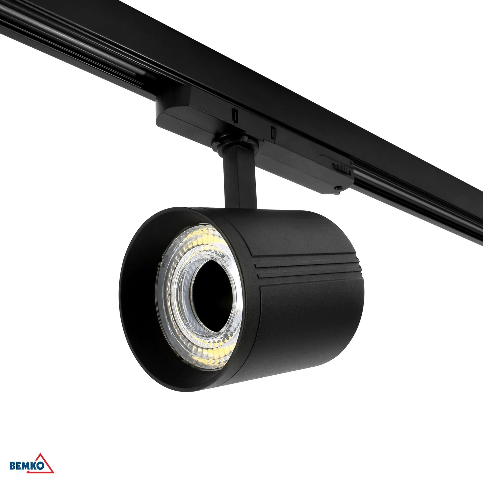 Bemko LED bodové svietidlo Vasko Black 12–40 W 4000 K 4400 lm CRI 90 nastaviteľné 25°/55° BM-C40-VSK-3F-040BL-4K