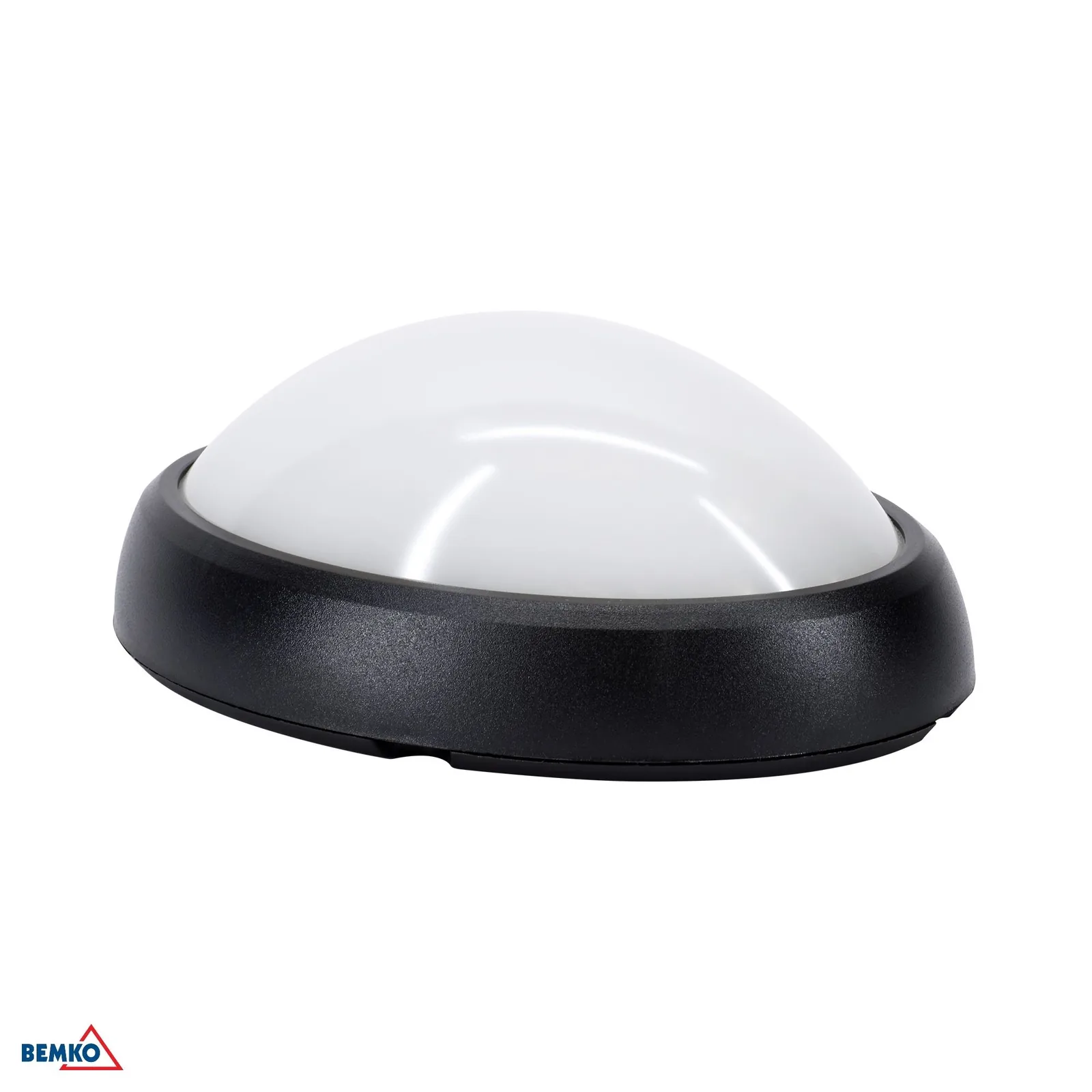 LED stropné svietidlo IP54 8W 4000K 720 lm čierne Bemko BM-C45-KAN-08-BL-4K