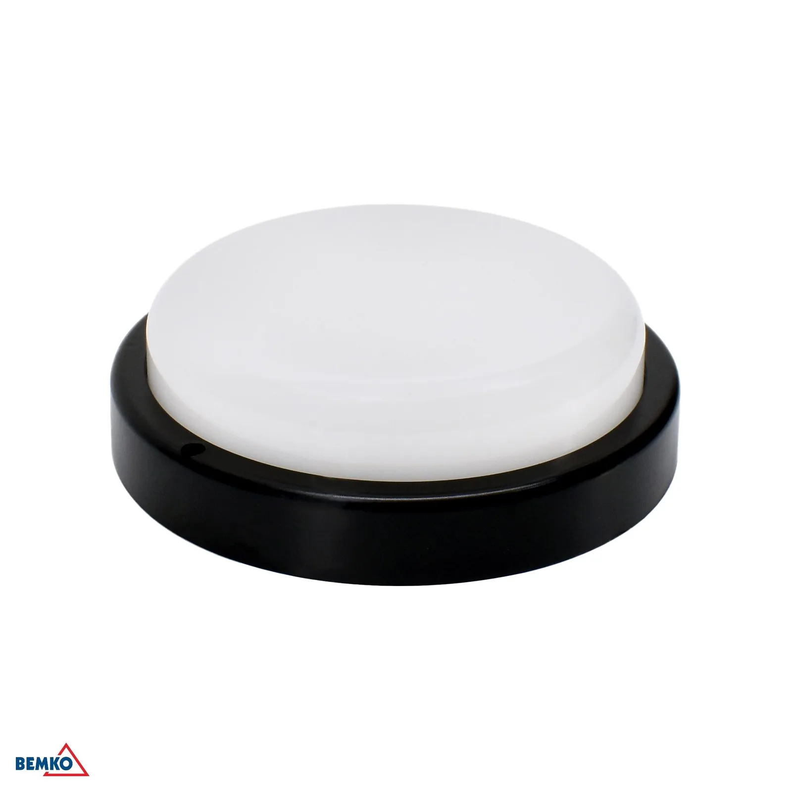 Bemko LED stropné svietidlo so senzorom pohybu, okrúhle, 12W, 4000K, 1150 lm, IP54, čierne BM-C45-KAN2-12-BLR-4K-MS