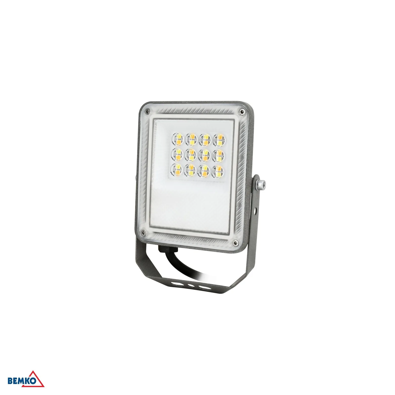 LED reflektor Kafler 10W IP65 s nastaviteľnou farbou svetla 3000K-4000K-6500K, sivý BM-C64-LFP-010DG-CCT
