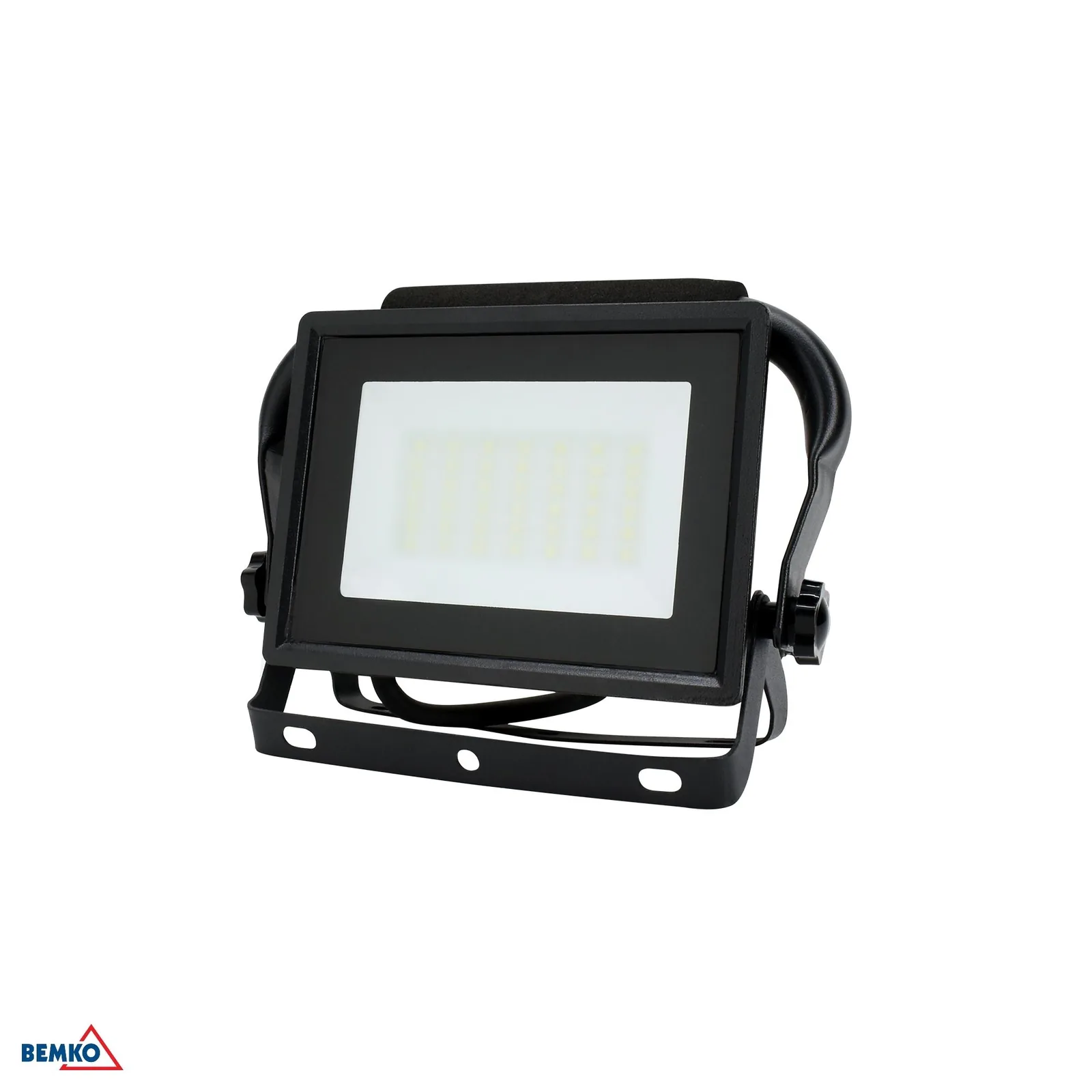 Kafler LED reflektor 30W 6500K 2550 lm IP65 čierny, prenosný BM-C64-R-LFK2-030BL-6K