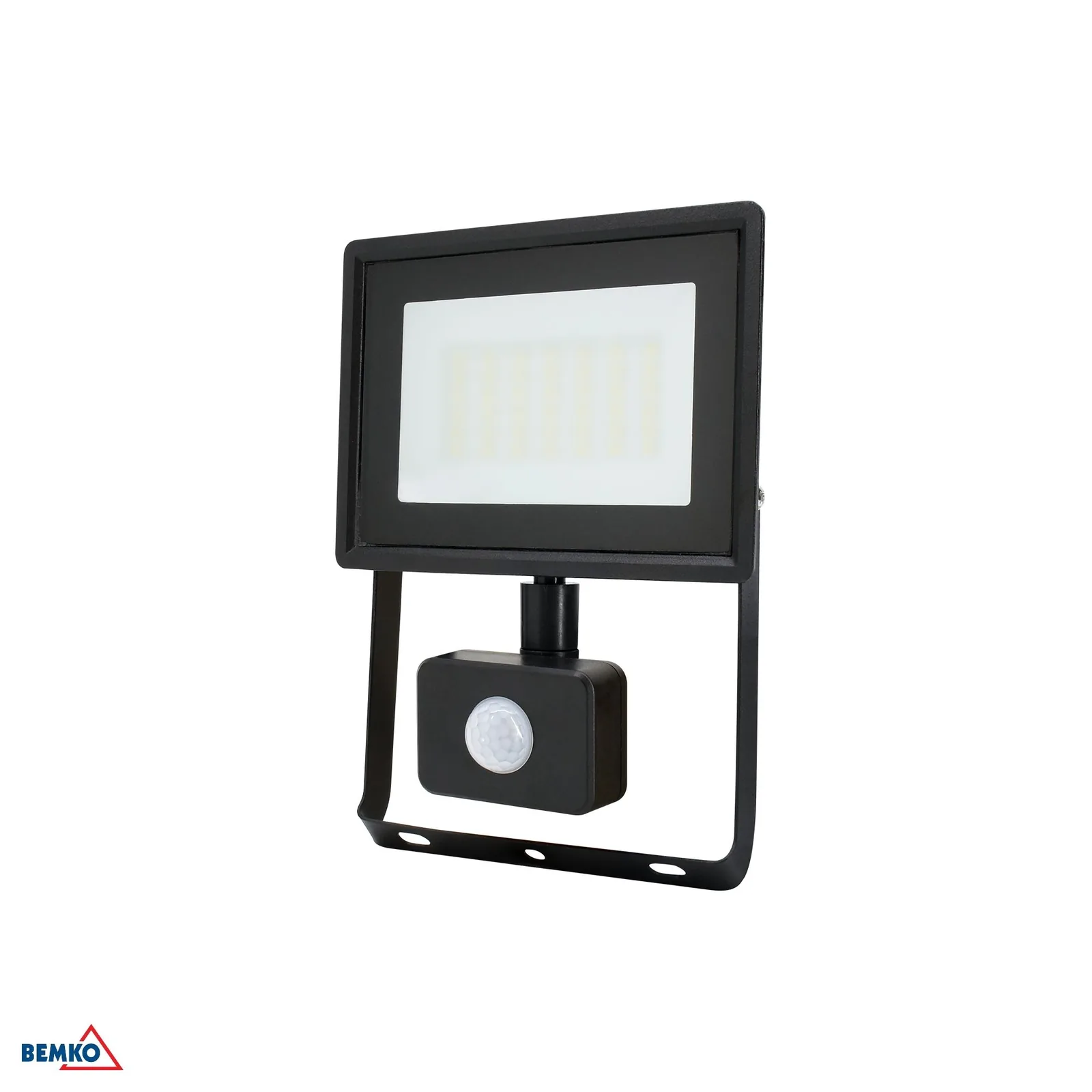 Kafler LED reflektor s PIR senzorom 30W 4000K 2520 lm IP65 čierny BM-C64-S-LFK2-030BL-4K
