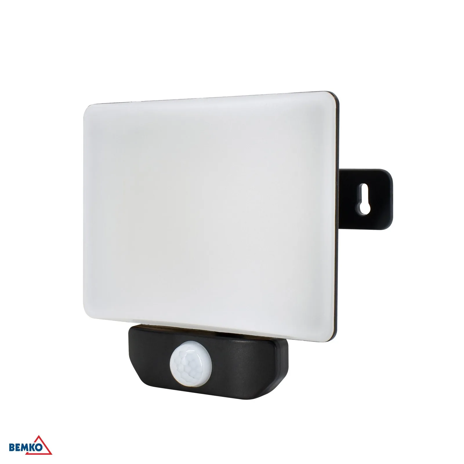 Bemko LED reflektor s pohybovým senzorom 30W 4000K IP65 čierny BM-C65-LFX-030BL-4K-PIR