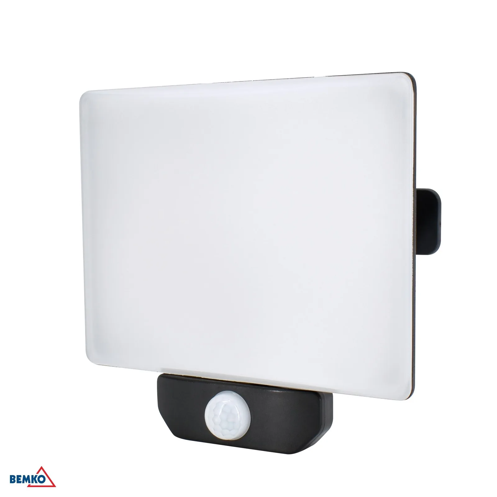 Bemko LED reflektor s PIR senzorom 50 W, 4000 K, 4500 lm, IP65, čierny BM-C65-LFX-050BL-4K-PIR