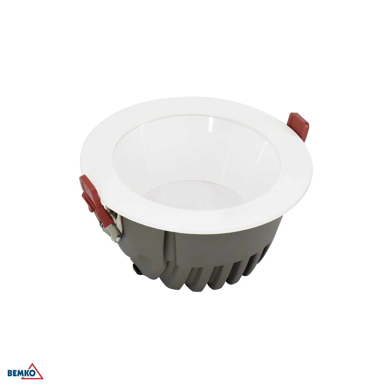Bemko LED stropné zabudovateľné svietidlo 20W 3000K IP44, okrúhle, biele BM-C70-DLF2-200-3K
