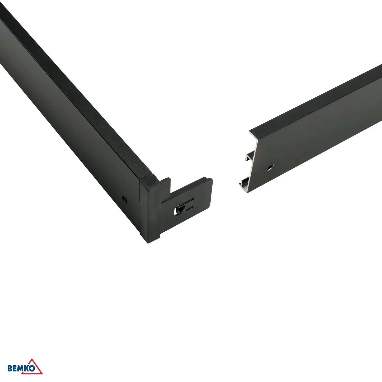 Bemko montážny rám na LED panel 30×120 cm čierny BM-C79-RNT123-BL-ECO