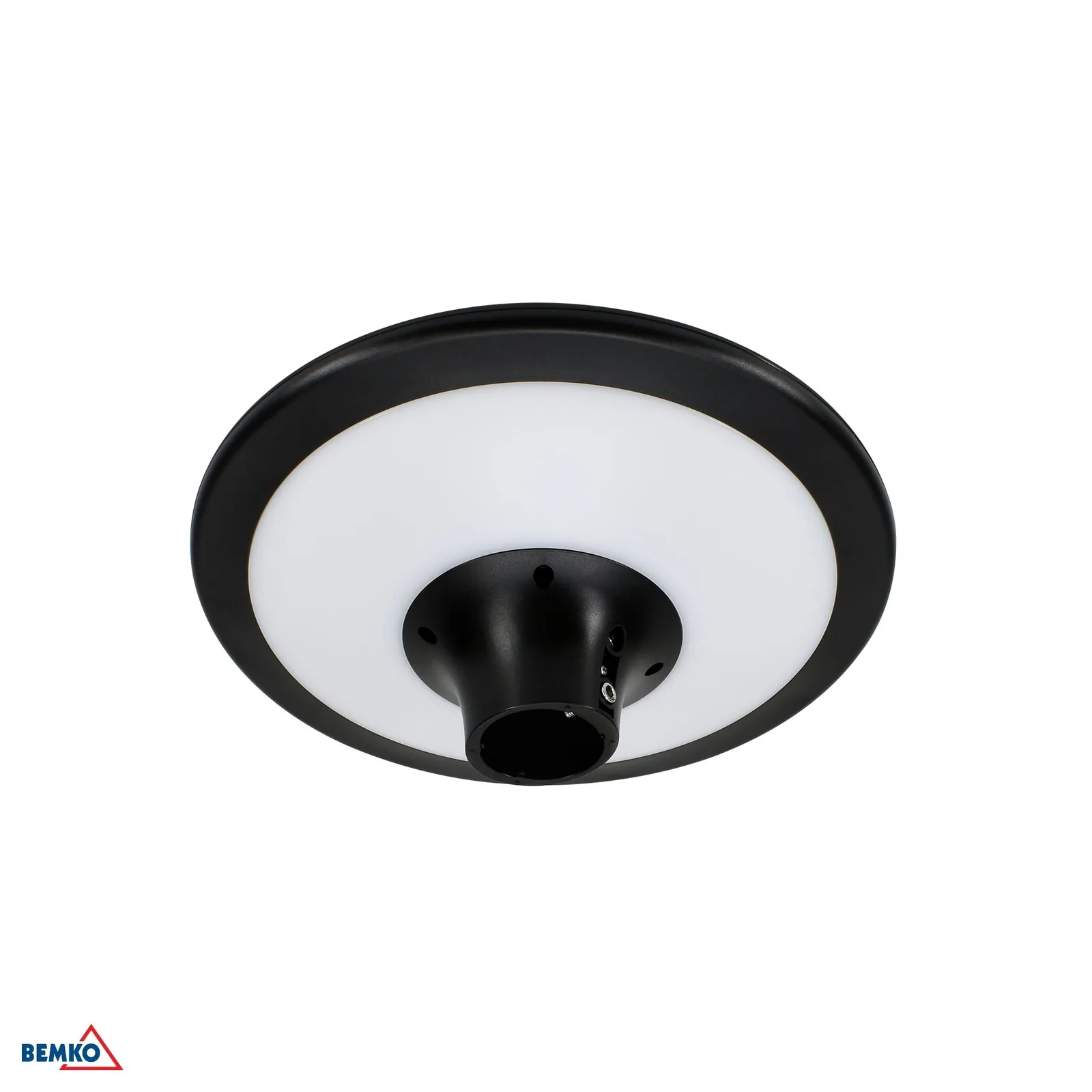 Solárne LED parkové svietidlo 20W 2200 lm IP65 čierne BM-C83-SOM-020BL-CCT
