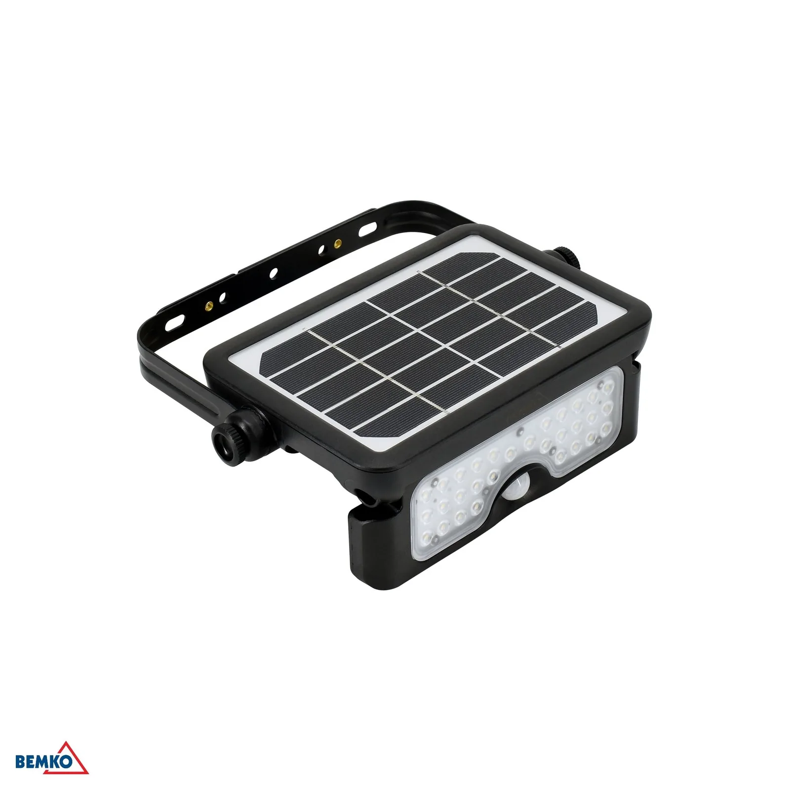 Solárny LED reflektor s PIR senzorom Bemko 5W 500 lm 4000K IP65 BM-C83-SON-005BL-4K-PIR