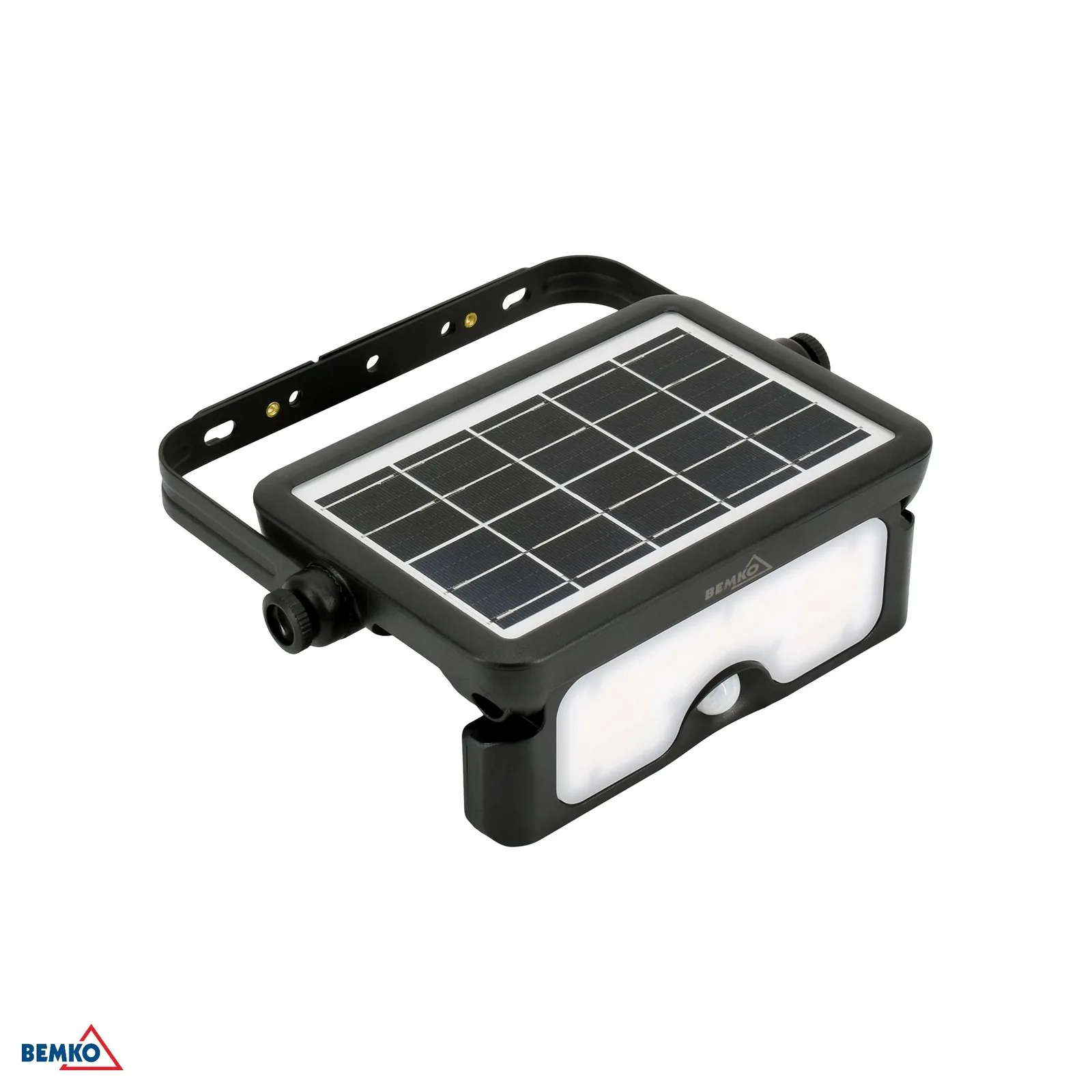 Bemko solárny LED reflektor so senzorom pohybu 7W 900 lm IP65 čierny BM-C83-SON-007BL-CCT-PIR