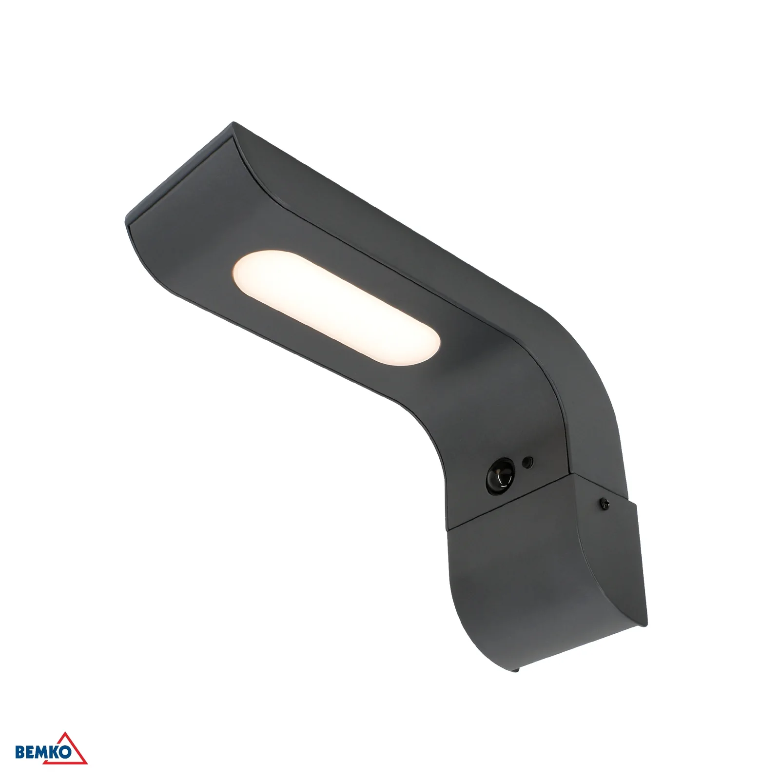 Bemko solárne nástenné LED svietidlo s PIR senzorom 7W 600 lm IP65 BM-C83-SOV-E-007DG-CCT-PIR