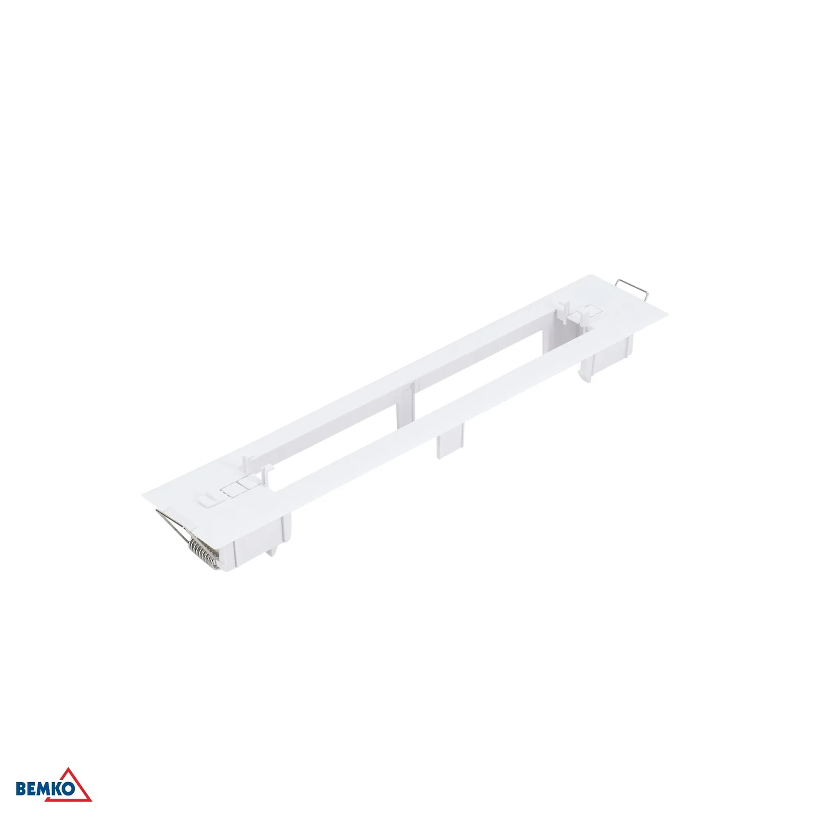 Montážna sada na zapustenú montáž Luxmena MALER 2, biela RAL 9003 BM-C91-MLR2-ZMP-WH