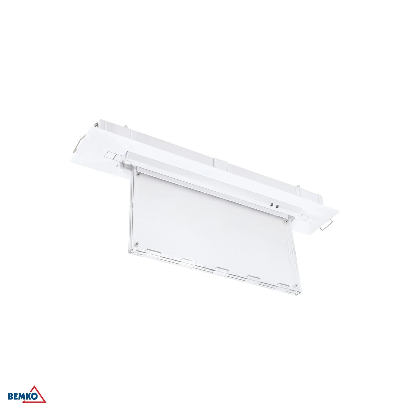Montážna sada na zapustenú montáž Luxmena MALER 2, biela RAL 9003 BM-C91-MLR2-ZMP-WH