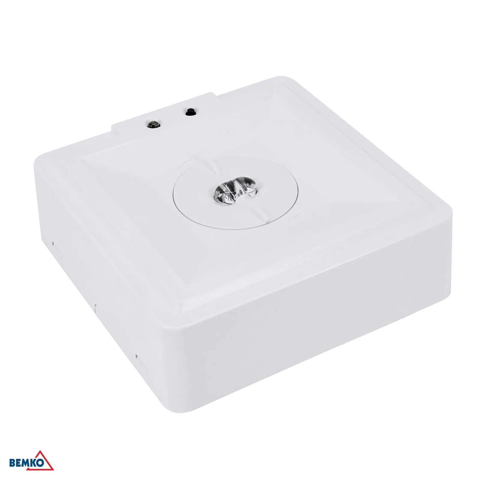 Luxmena núdzové štvorcové svietidlo 3W IP40 s autotestom, 2h BM-C91-SKL-S-3SC-AT2H-CNBOP