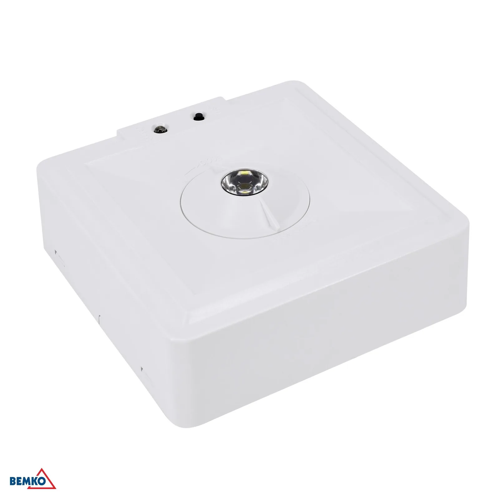 Luxmena núdzové LED svietidlo Skaler Square 3W IP40 s autotestom 1 h BM-C91-SKL-S-3SO-AT1H-CNBOP