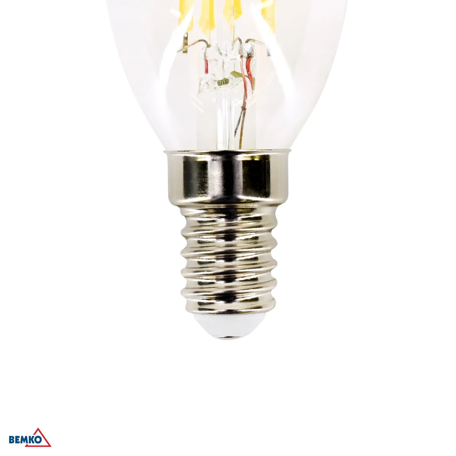Bemko LED filamentová sviečková žiarovka E14 4W 470 lm 4000K BM-D86-FLB-E14-C35-040-4K
