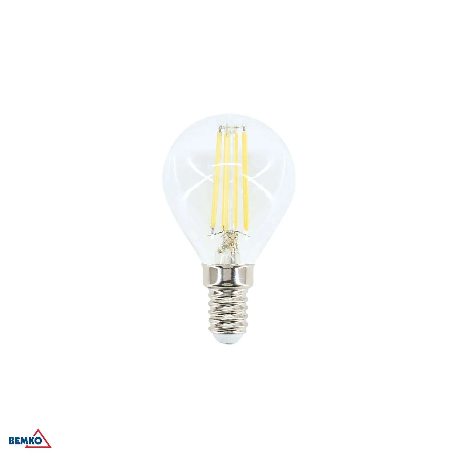 Bemko LED filamentová žiarovka E14 G45 6W 700 lm, teplá biela 2700K BM-D86-FLB-E14-G45-060-2K