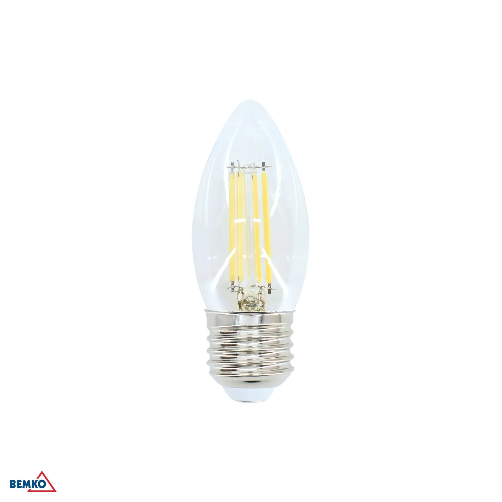 LED filamentová žiarovka E27 C35 6W 750 lm 4000K BM-D86-FLB-E27-C35-060-4K