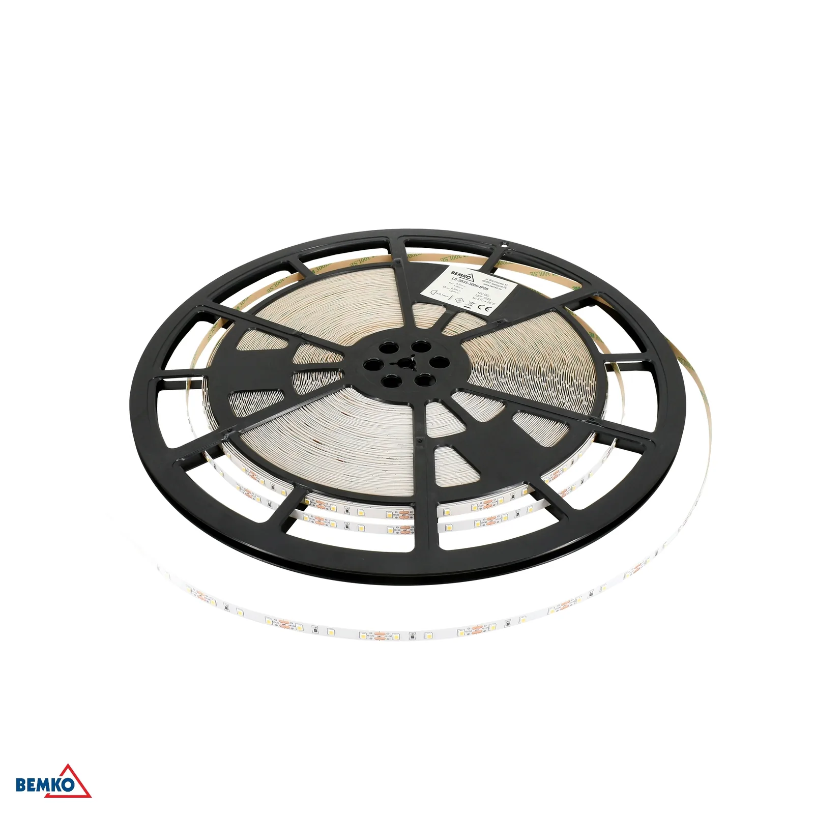 LED pásik 12V DC 2835 50 m neutrálna biela IP20 BM-D87-LS-2835-3000-IP20-ANW