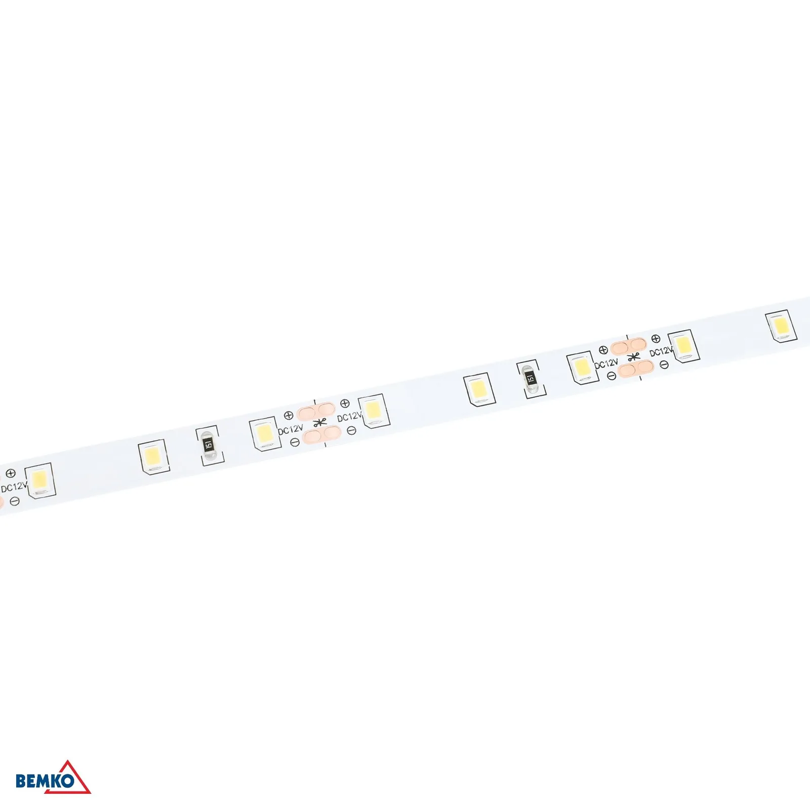 LED pásik 12V DC 2835 50 m neutrálna biela IP20 BM-D87-LS-2835-3000-IP20-ANW