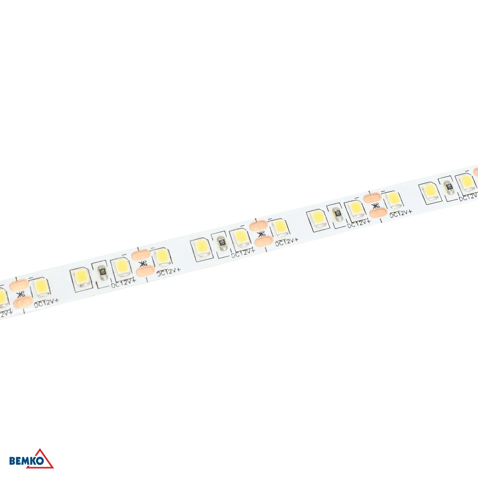 Bemko LED pásik 12V DC 2835 600 LED 5 m 9,2 W/m IP20 neutrálna biela BM-D87-LS-2835-600-IP20-ANW