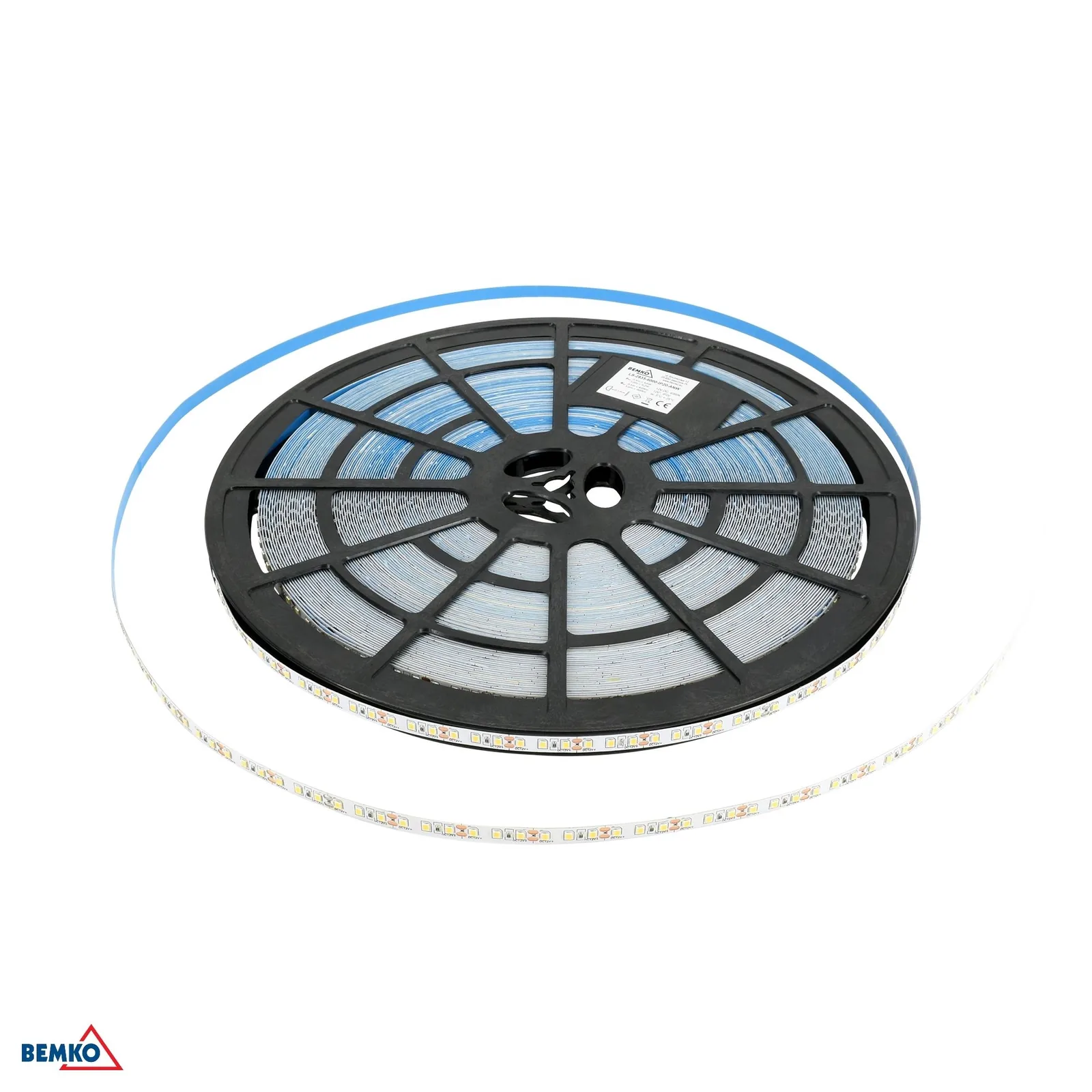 LED pásik 12V DC studená biela IP20 50 m Bemko BM-D87-LS-2835-6000-IP20-ACW