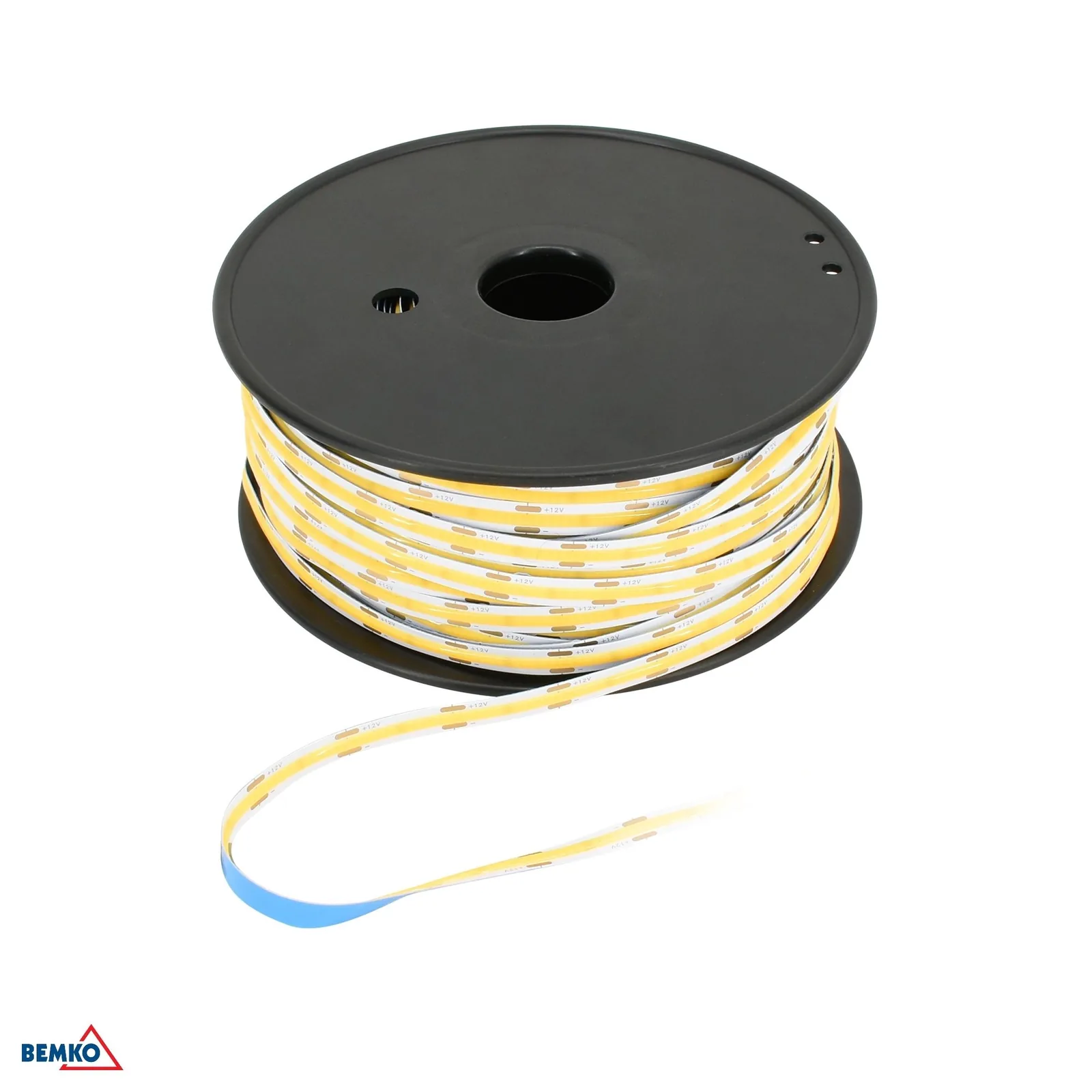 Bemko LED pásik COB 12V 50 m, 6500 K, IP20, studená biela BM-D87-LS-COB-24000-IP20-ACW-12V