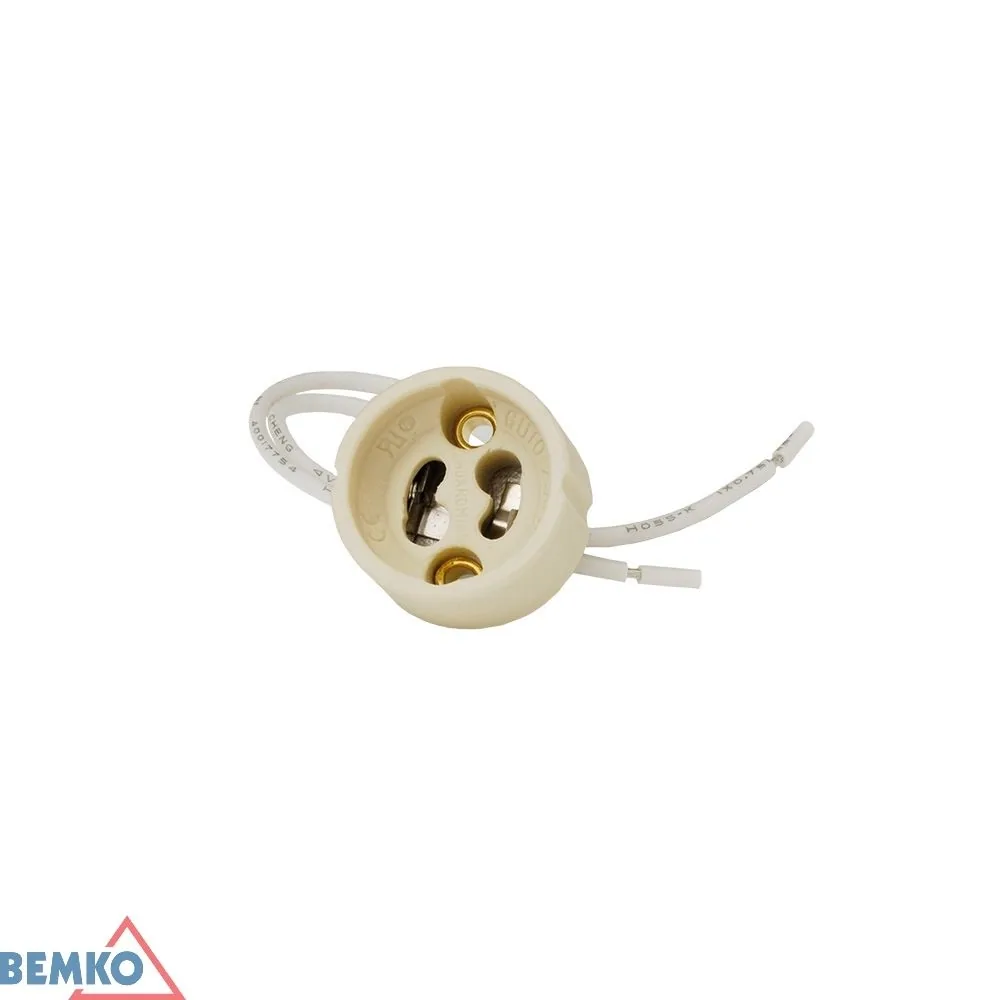 Bemko keramická pätica GU10 250 V, 150 mm BM-E10-GU10