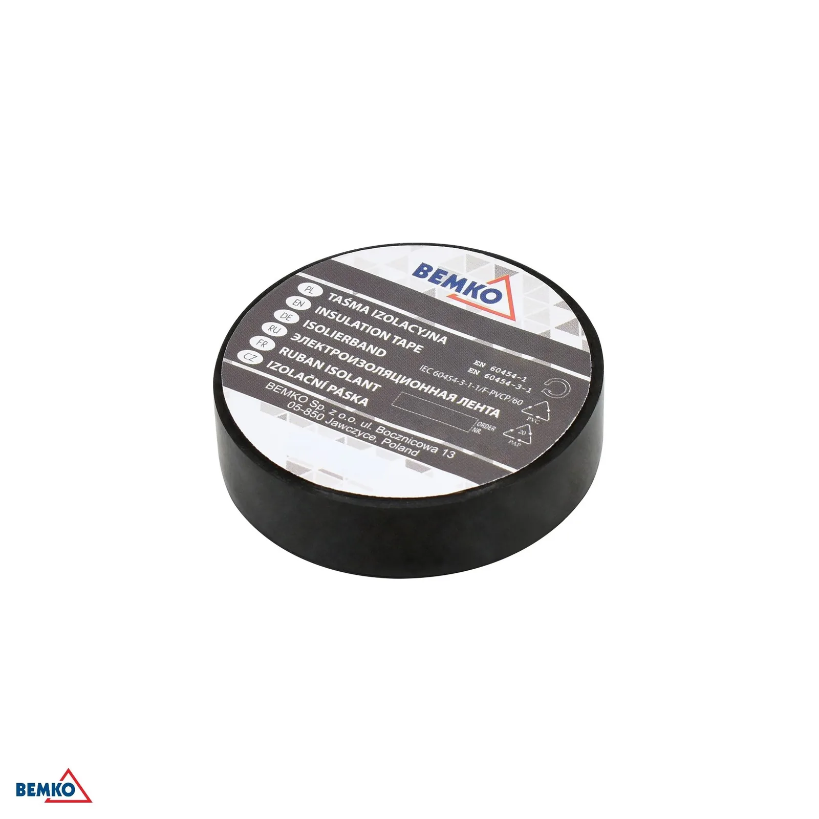 Bemko izolačná páska čierna 19 mm x 20 m BM-E30-PVC1920BL