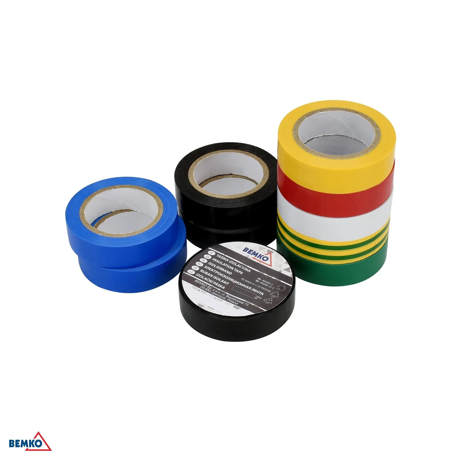Bemko izolačná páska 19 mm x 20 m multicolor BM-E30-PVC1920ZC