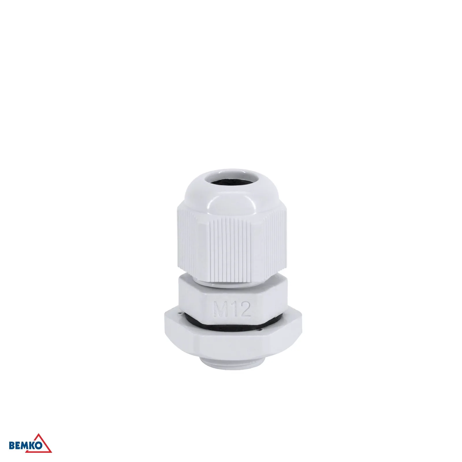 Bemko káblová vývodka M12 sivá IP68 BM-E45-M-12-S/1