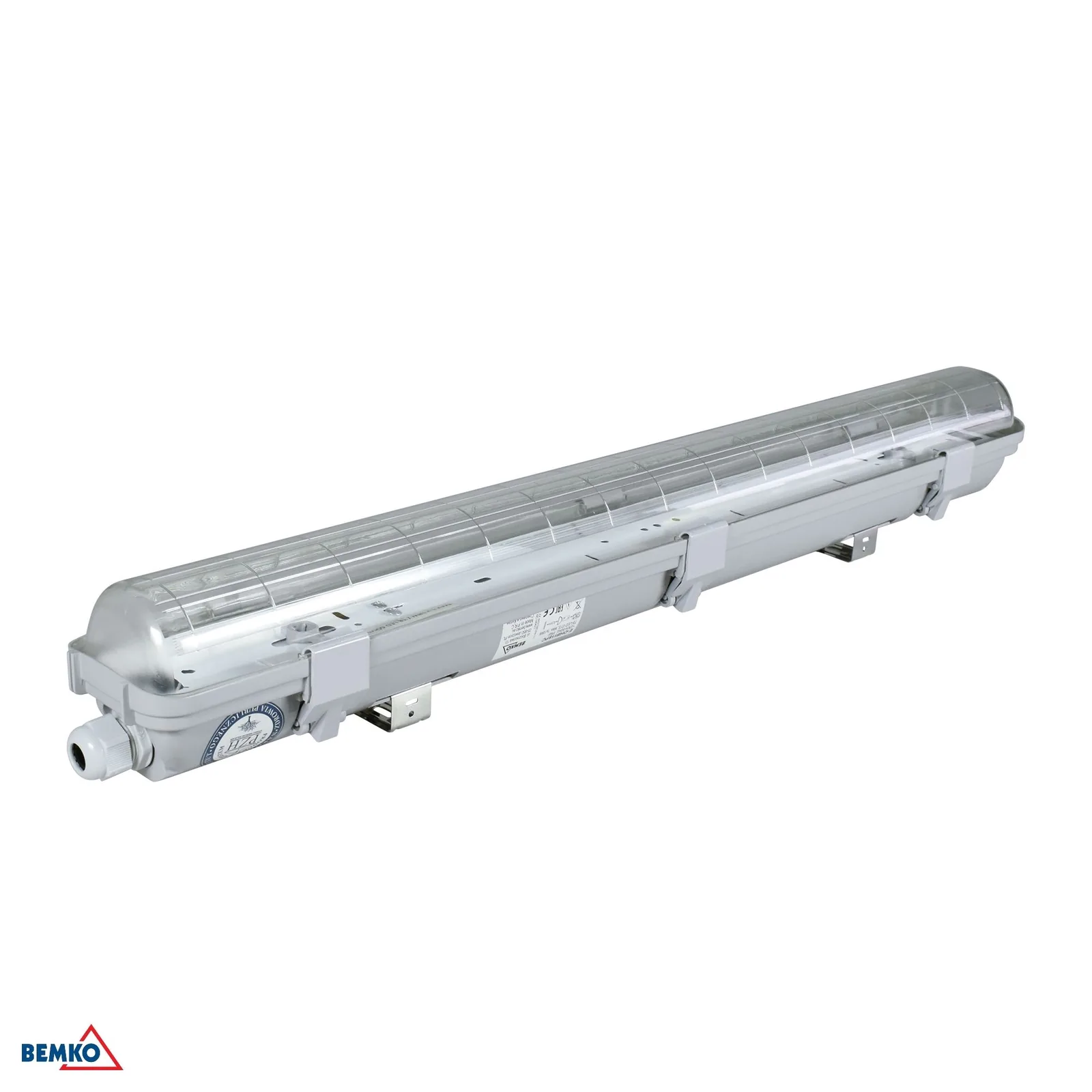 Bemko hermetické svietidlo IP65 pre T8 LED trubicu 60 cm BM-S-C10-E-OHB118PC