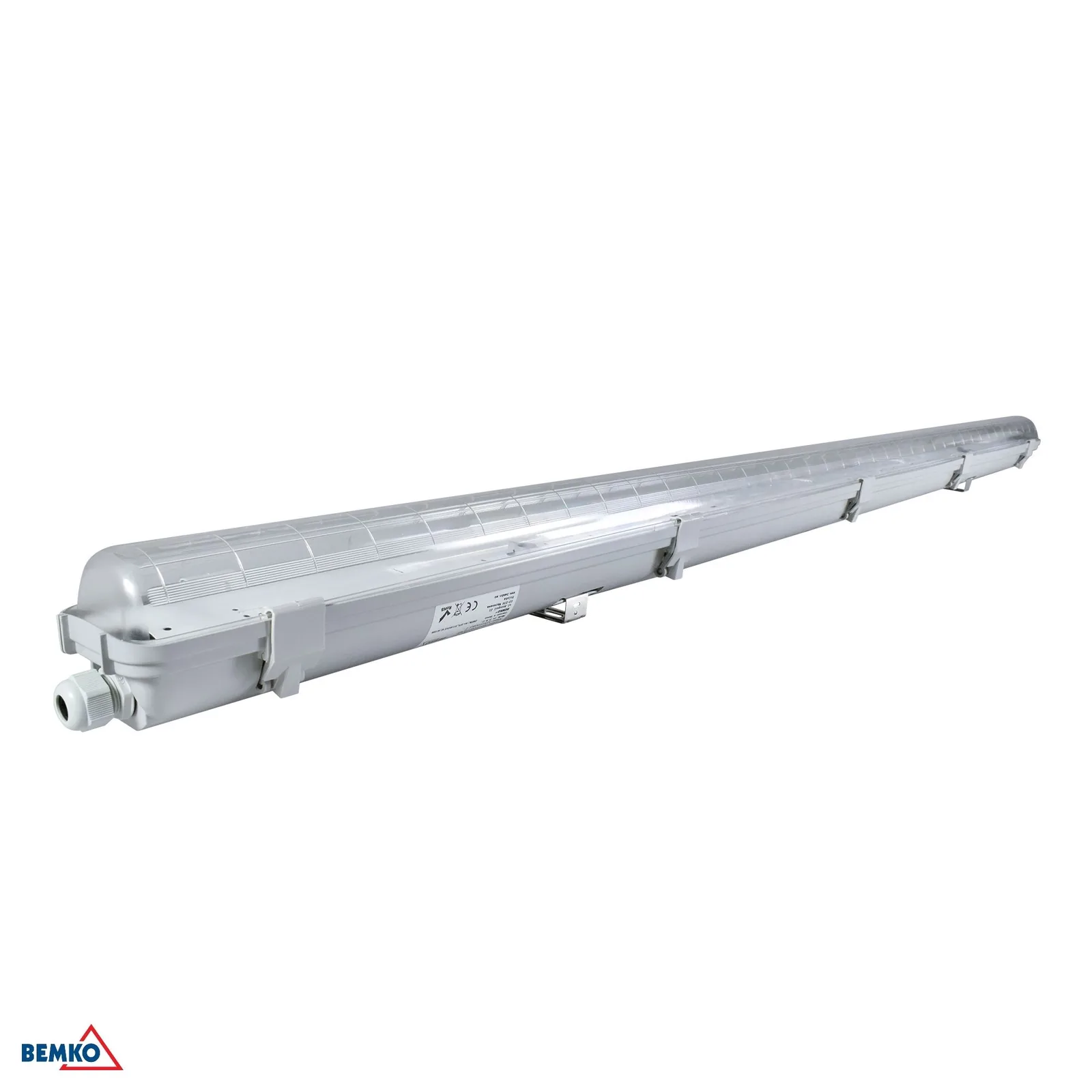 Bemko LED hermetické svietidlo IP65 pre T8 LED trubicu 150 cm, pätica G13 BM-S-C10-E-OHB158PC