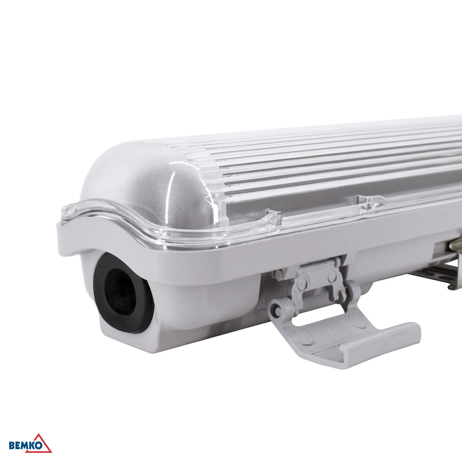 Bemko hermetické LED svietidlo 120 cm IP65 pre 1× T8 LED trubicu, prizm. difúzor BM-S-C14-E-OHL-120-1KP
