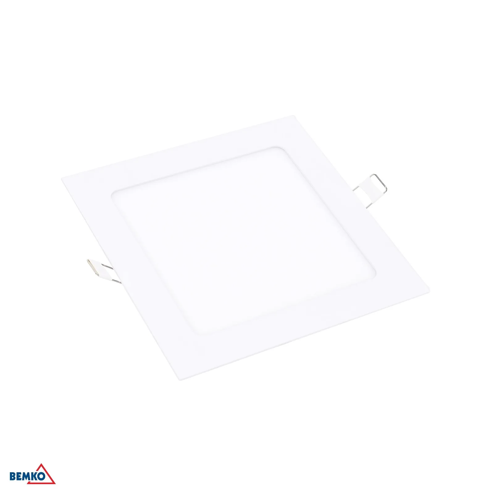 Bemko LED downlight 12W 3000K štvorcové zapustené svietidlo biele BM-S-C70-DLB-S-120-3K