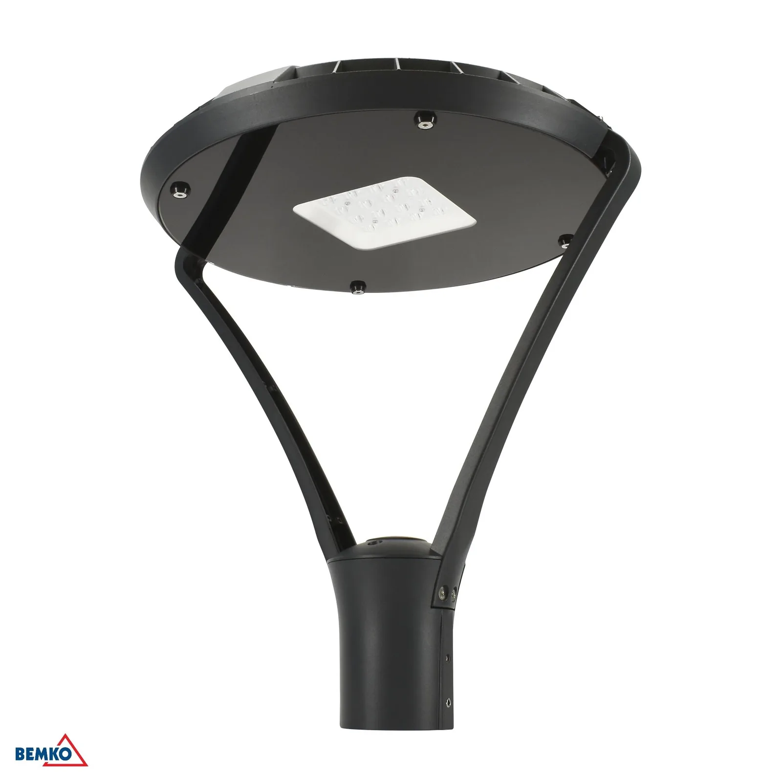 Luxmena LED parkové svietidlo 40W 4000K 5100 lm IP66 sivé BM-S-C80-PRK-01A-040-4K