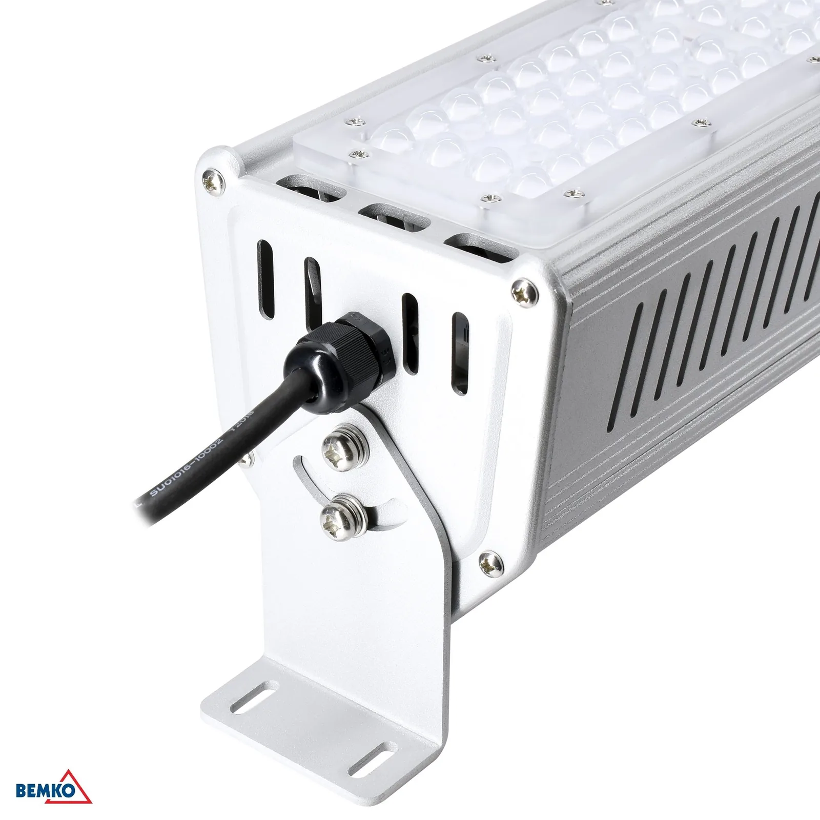 Luxmena LED priemyselné svietidlo HIGH BAY 150W 4000K 20250 lm IP66 IK10 BM-S-C85-HBL-150A-840B-9006A-15580