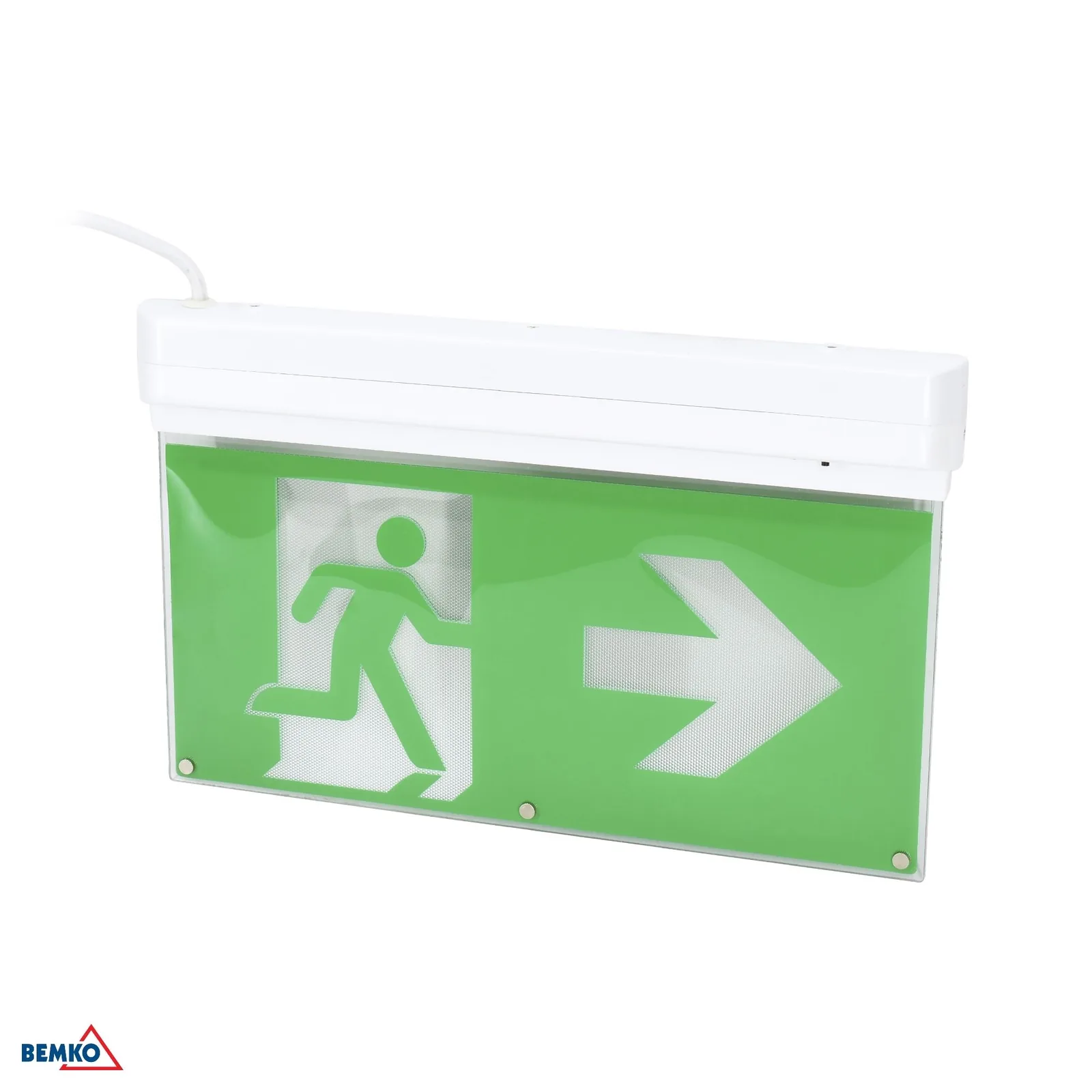 Núdzové LED svietidlo Luxmena MALER 2W IP20 s autotestom, 3 h BM-S-C91-MLR-2NT-AT3H-CNBOP