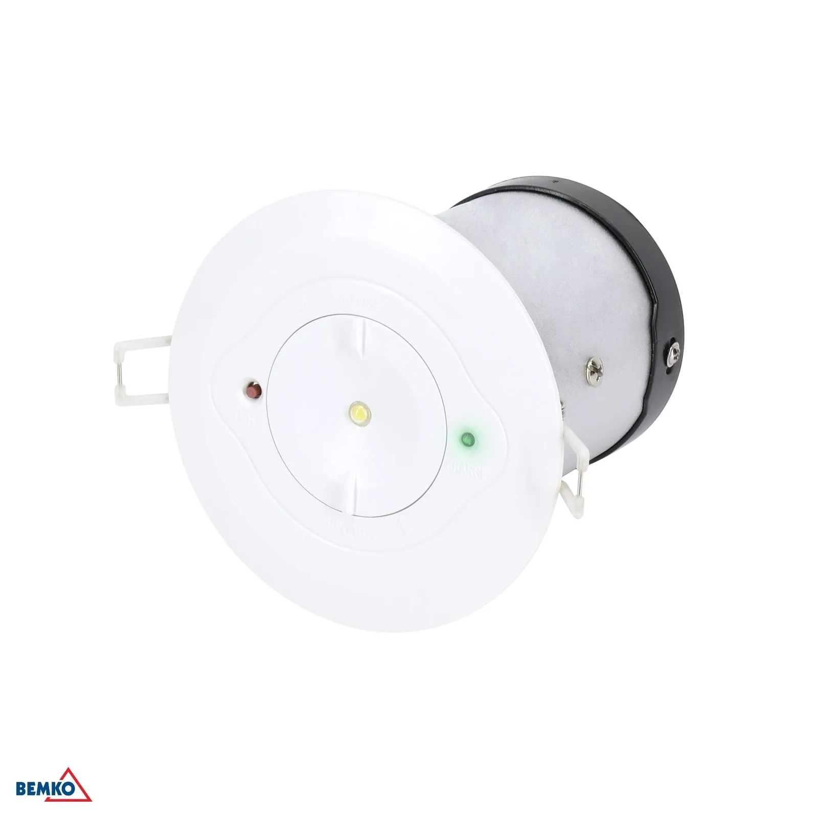 Luxmena okrúhle núdzové svietidlo 3W s autotestom IP20 3h BM-S-C91-TLR-3SO-AT3H-CNBOP