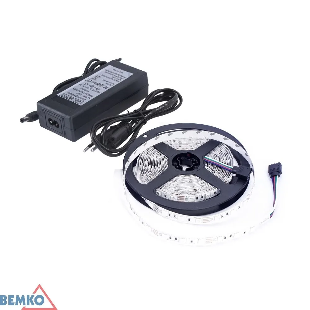 Bemko LED pásik s napájaním 12V 24W 2835 300 LED/5 m IP20 teplá biela BM-S-D87-ZW-2835-300-IP20-AWW