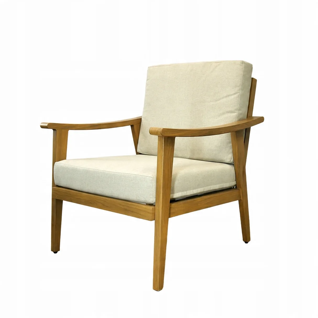 Záhradná hliníková sedacia súprava Tirana – sofa, 2 stoličky a stolík, béžová CH-ALM9538 - detail 4