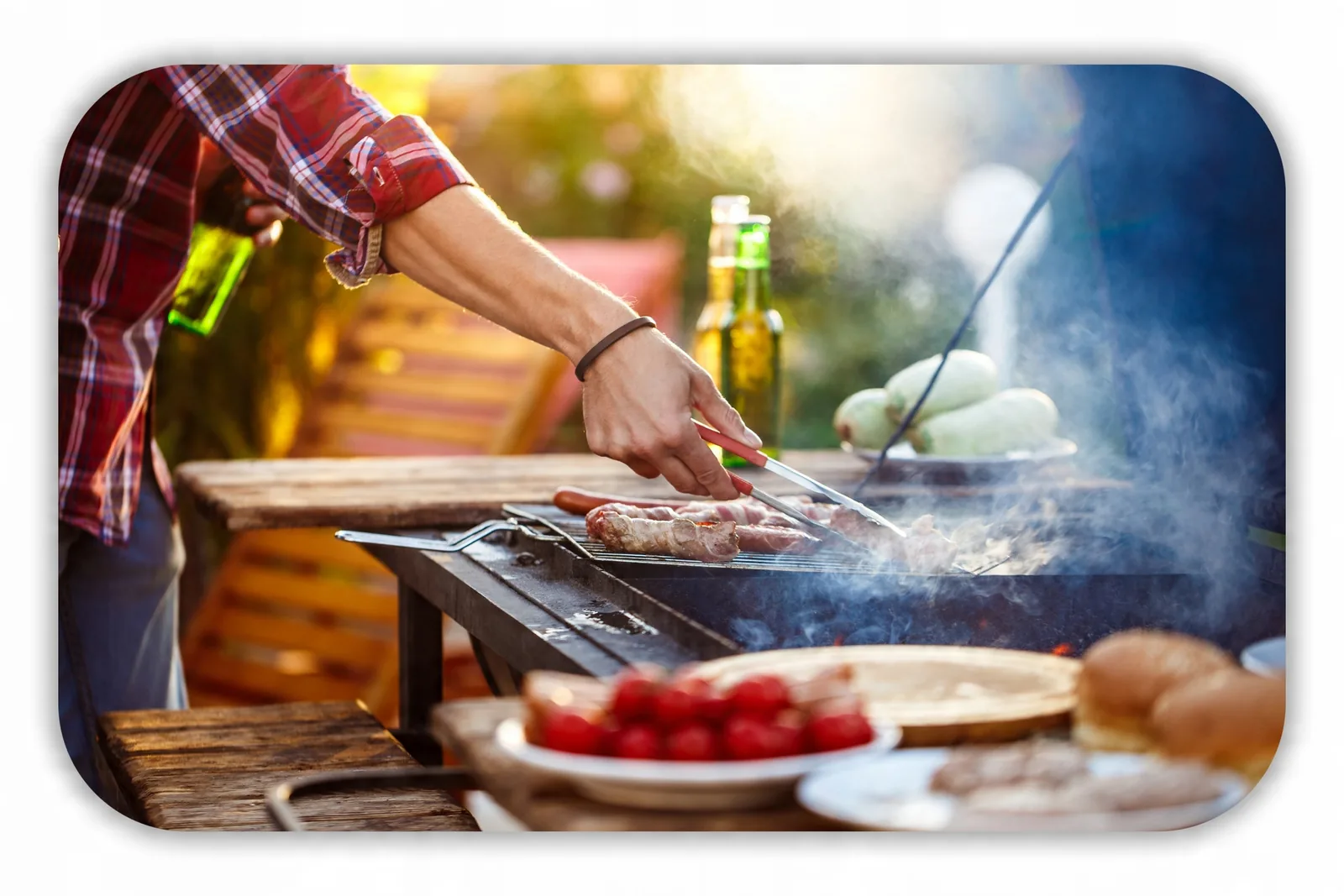 Plynový gril 3+1 s bočným horákom a reduktorom 10,3 kW CH-BBQ8069