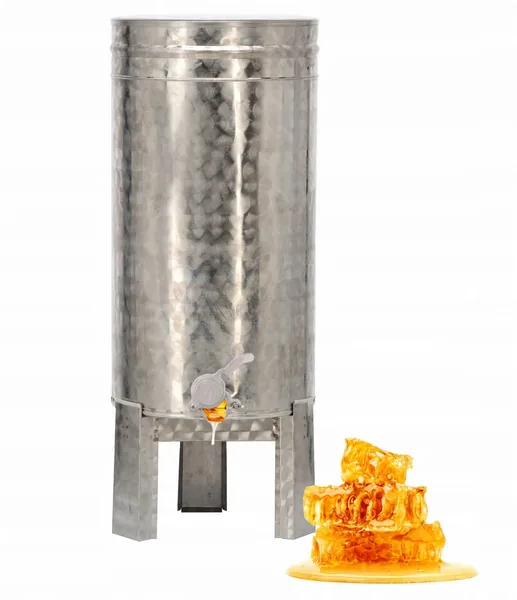 Nerezový odstojník na med 100 l so stojanom, ventilom a vekom CH-BEE1413 - detail 3