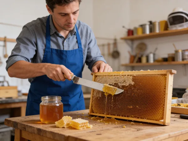Jednostranne zúbkovaný nôž na odviečkovanie plástov CH-BEE3851 - detail 2