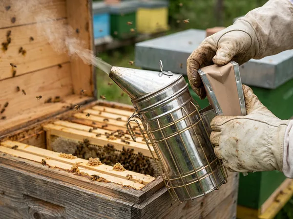 Pozinkovaný včelársky dymák, 27 cm CH-BEE4032